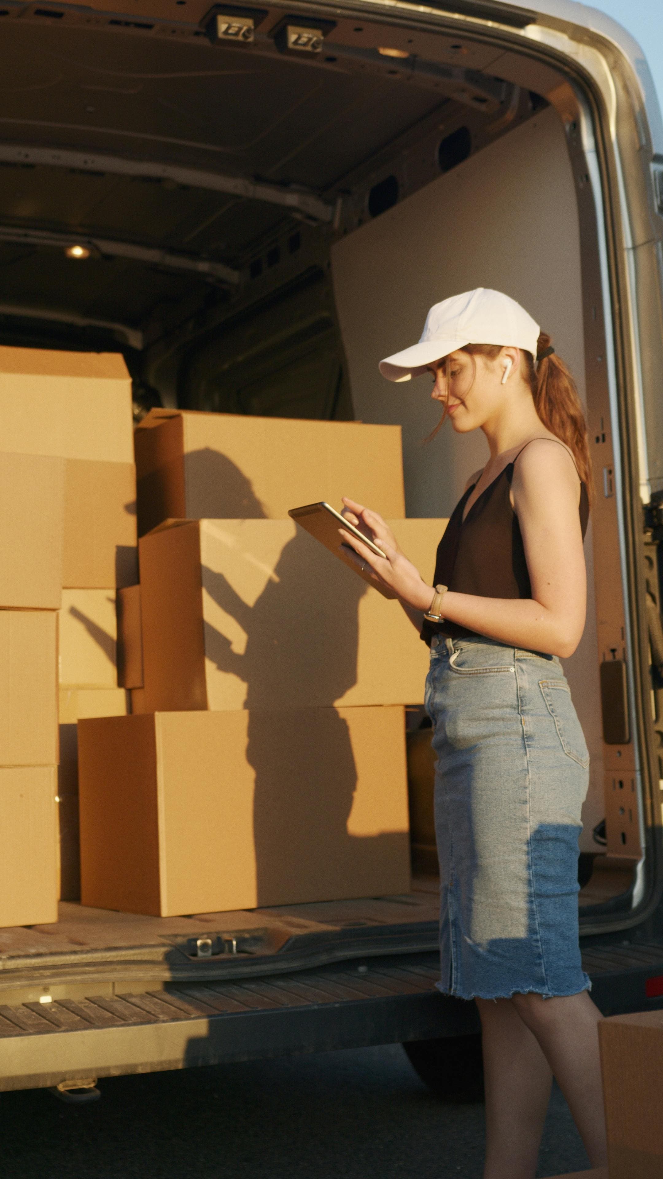 Delivery being deliver to a customer